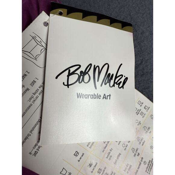 NWT Bob Mackie Wearable Art Pants Size XL Purple - Picture 2 of 8